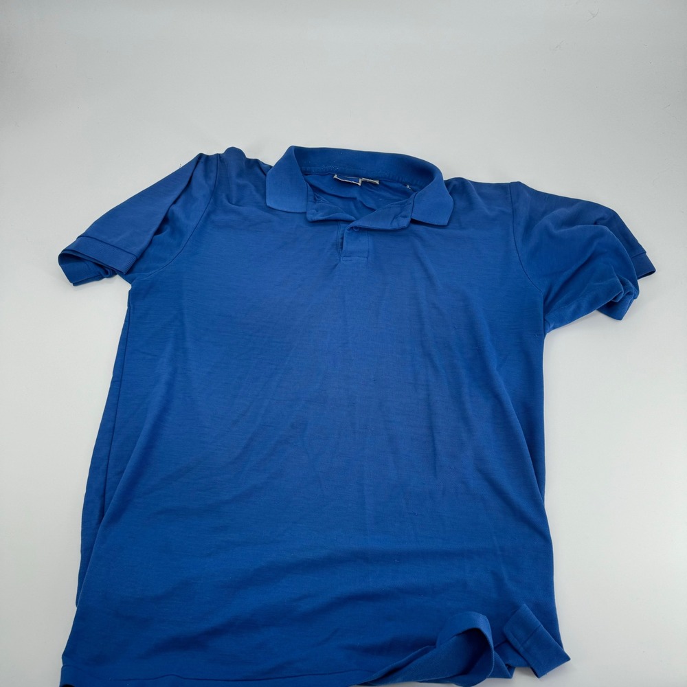 Levi's Blue Polo Shirt Men's LT Large Tall Vintage Cotton Blend‎ Casual